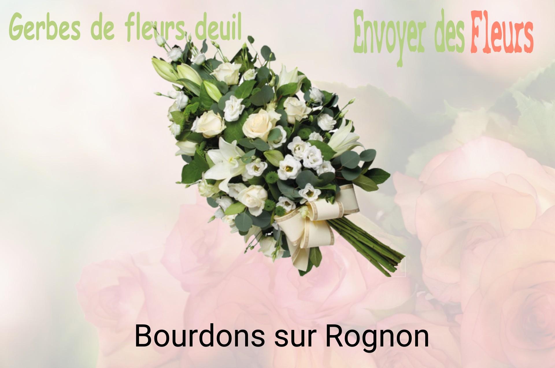 Gerbe de fleurs de deuil livrée à Bourdons-sur-Rognon